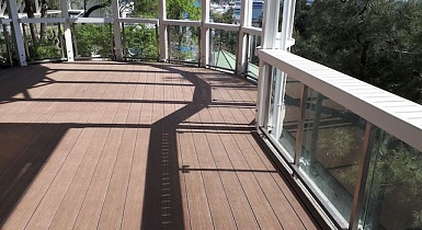 Смотровая площадка с террасной доской holzhof Смотровая площадка с террасной доской holzhof